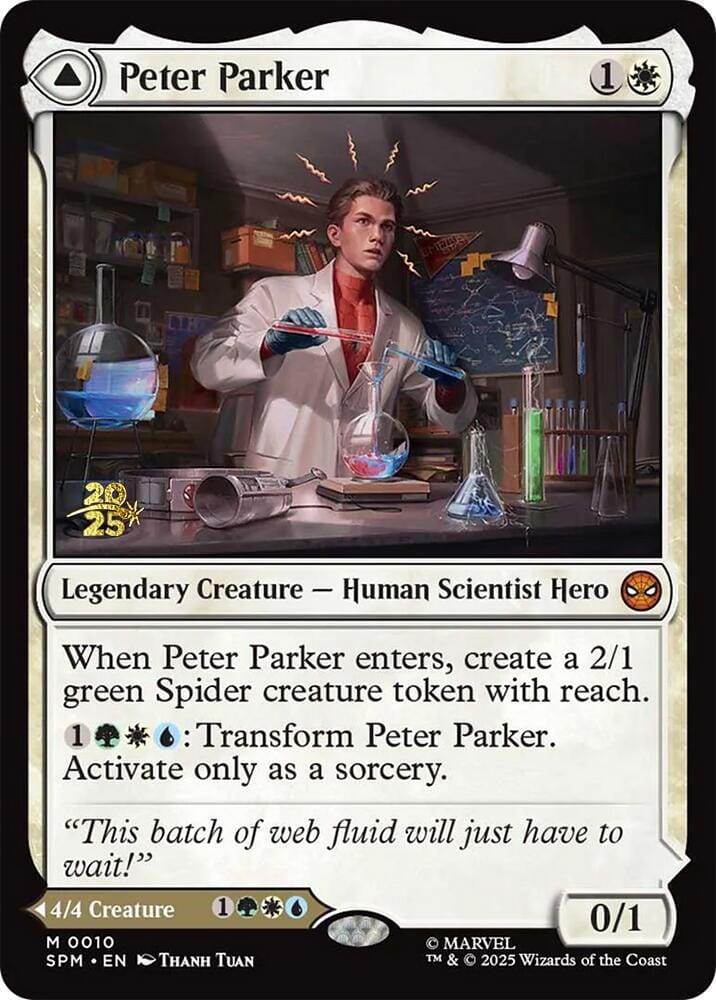 Peter Parker // Amazing Spider-Man [Marvel's Spider-Man Prerelease Promos] MTG Single Magic: The Gathering  | Multizone: Comics And Games