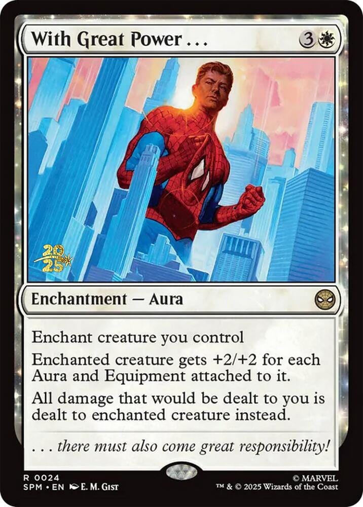 With Great Power . . . [Marvel's Spider-Man Prerelease Promos] MTG Single Magic: The Gathering  | Multizone: Comics And Games