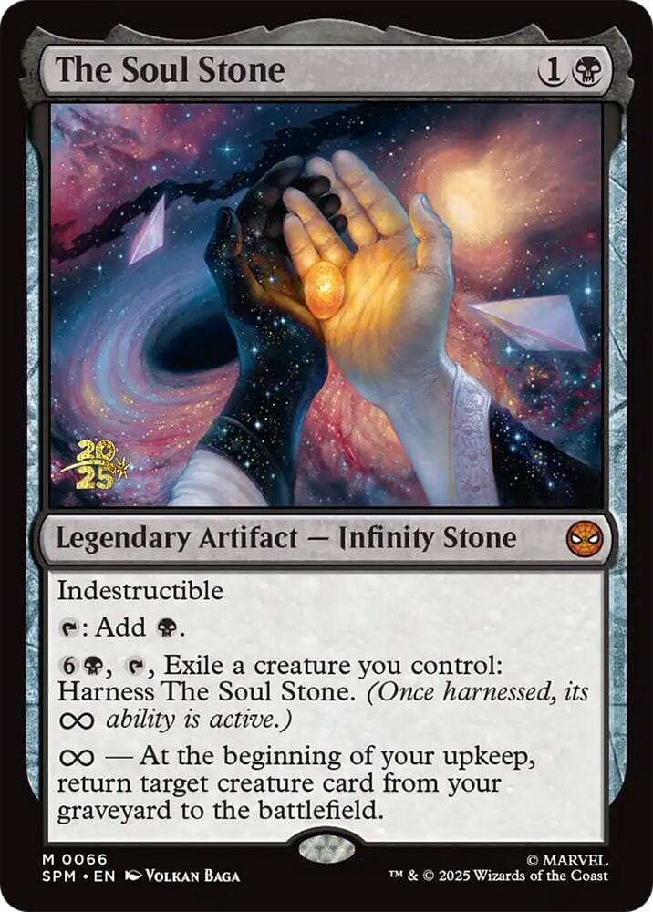 The Soul Stone [Marvel's Spider-Man Prerelease Promos] MTG Single Magic: The Gathering  | Multizone: Comics And Games
