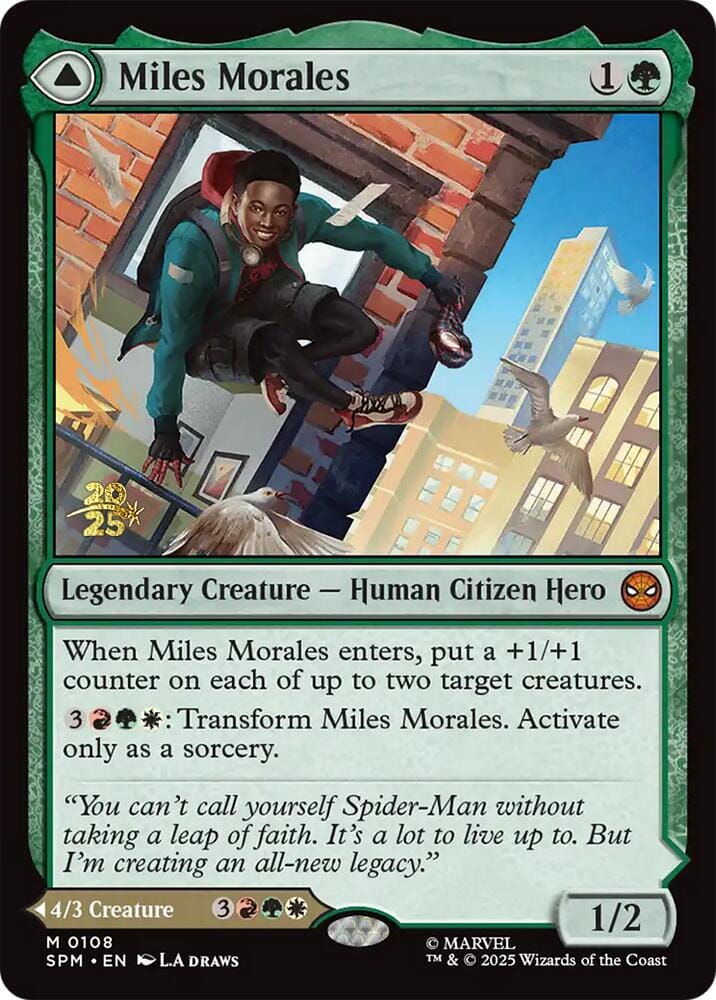 Miles Morales // Ultimate Spider-Man [Marvel's Spider-Man Prerelease Promos] MTG Single Magic: The Gathering  | Multizone: Comics And Games
