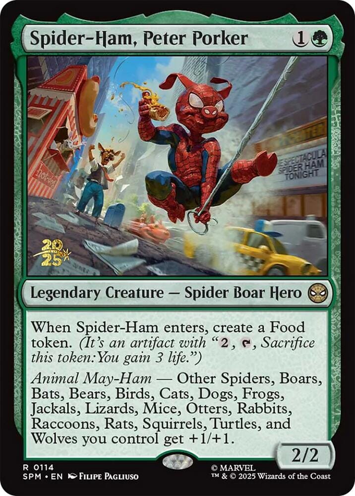 Spider-Ham, Peter Porker [Marvel's Spider-Man Prerelease Promos] MTG Single Magic: The Gathering  | Multizone: Comics And Games