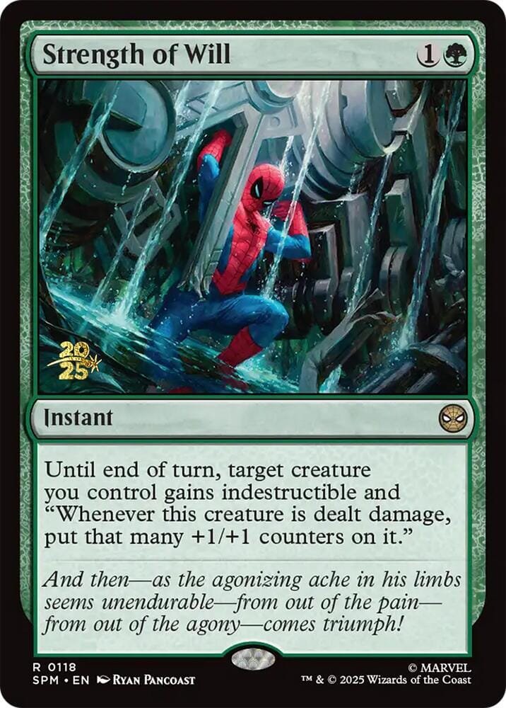 Strength of Will [Marvel's Spider-Man Prerelease Promos] MTG Single Magic: The Gathering  | Multizone: Comics And Games