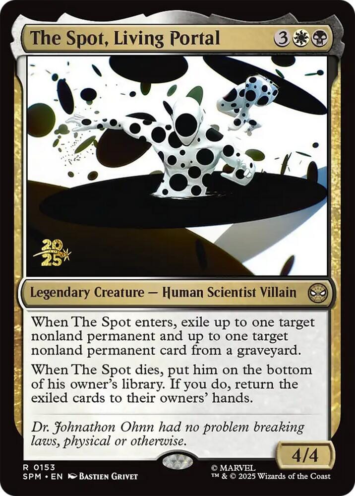 The Spot, Living Portal [Marvel's Spider-Man Prerelease Promos] MTG Single Magic: The Gathering  | Multizone: Comics And Games