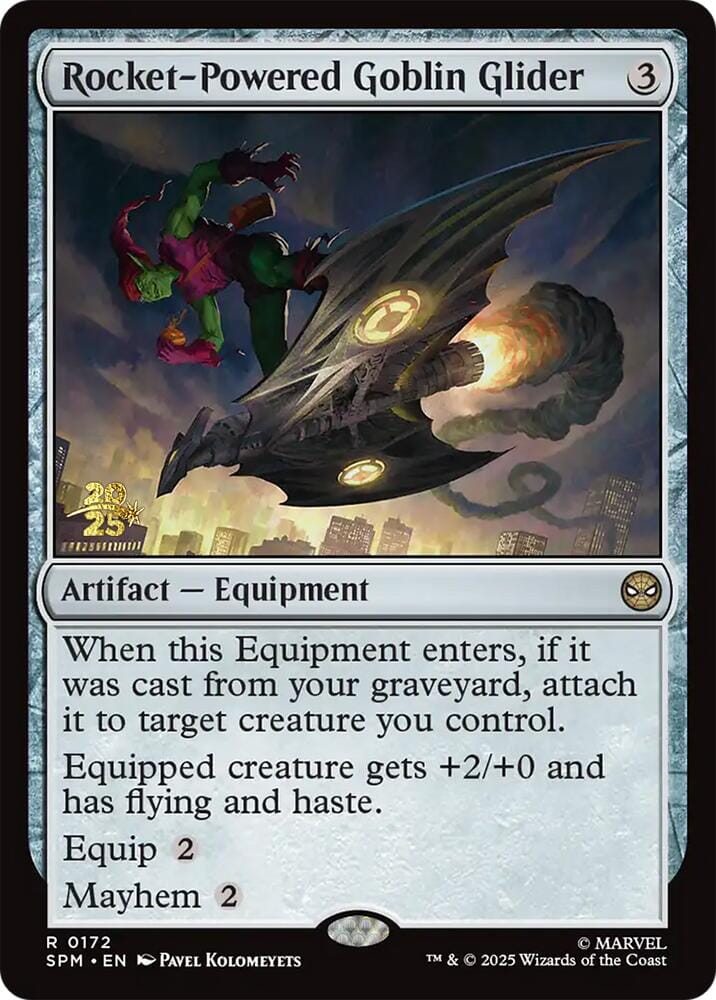 Rocket-Powered Goblin Glider [Marvel's Spider-Man Prerelease Promos] MTG Single Magic: The Gathering  | Multizone: Comics And Games