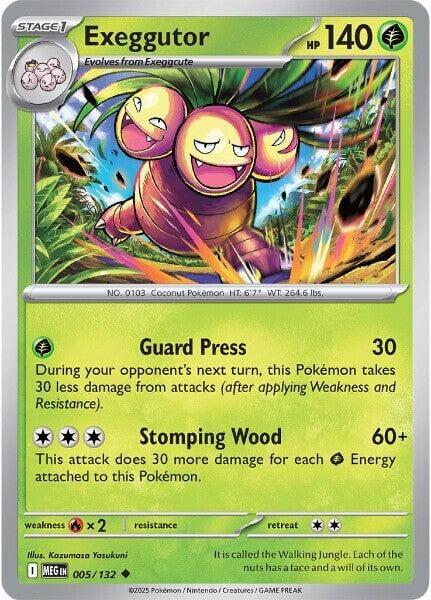 Exeggutor (005/132) [Mega Evolution: Base Set] Pokemon Single Pokémon  | Multizone: Comics And Games