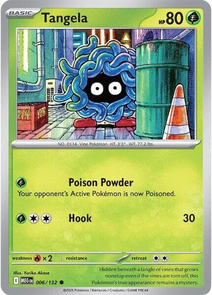 Tangela (006/132) [Mega Evolution: Base Set] Pokemon Single Pokémon  | Multizone: Comics And Games