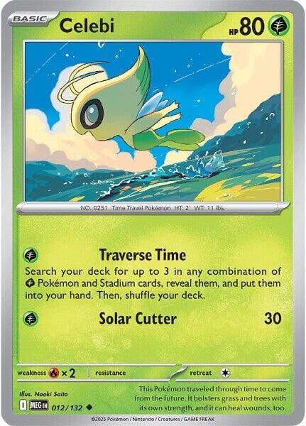Celebi (012/132) [Mega Evolution: Base Set] Pokemon Single Pokémon  | Multizone: Comics And Games