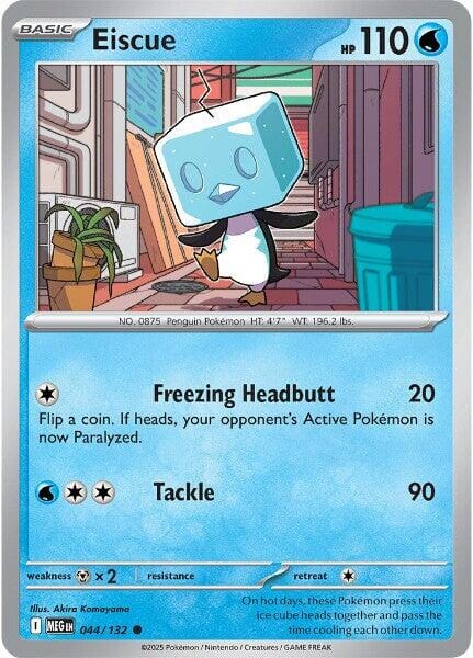 Eiscue (044/132) [Mega Evolution: Base Set] Pokemon Single Pokémon  | Multizone: Comics And Games