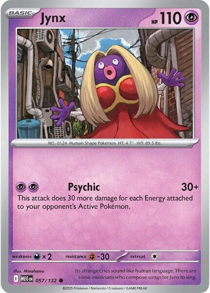 Jynx (057/132) [Mega Evolution: Base Set] Pokemon Single Pokémon  | Multizone: Comics And Games