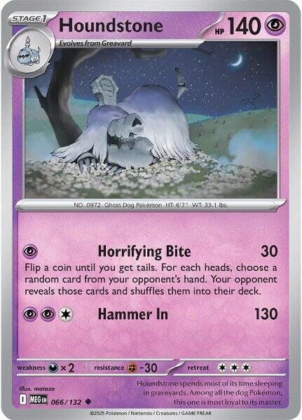 Houndstone (066/132) [Mega Evolution: Base Set] Pokemon Single Pokémon  | Multizone: Comics And Games