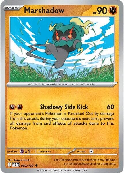 Marshadow (080/132) [Mega Evolution: Base Set] Pokemon Single Pokémon  | Multizone: Comics And Games