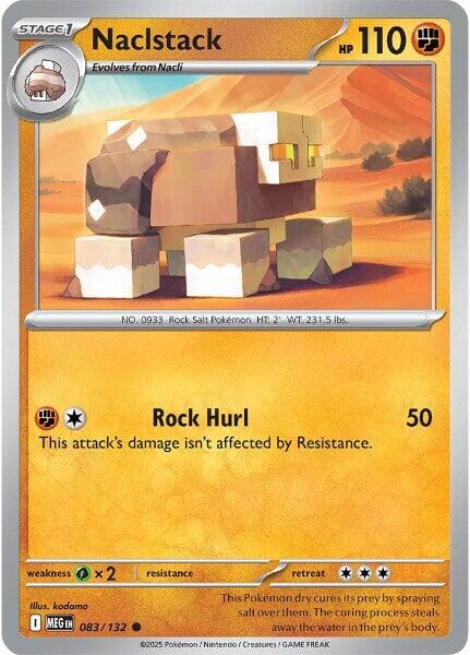 Naclstack (083/132) [Mega Evolution: Base Set] Pokemon Single Pokémon  | Multizone: Comics And Games