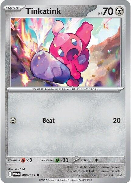 Tinkatink (096/132) [Mega Evolution: Base Set] Pokemon Single Pokémon  | Multizone: Comics And Games