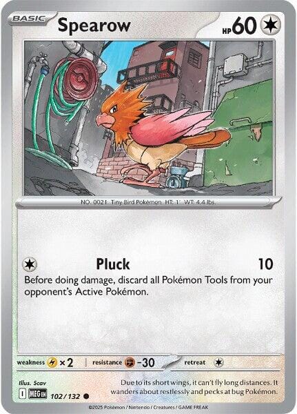 Spearow (102/132) [Mega Evolution: Base Set] Pokemon Single Pokémon  | Multizone: Comics And Games