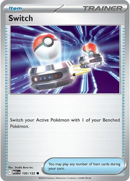Switch (130/132) [Mega Evolution: Base Set] Pokemon Single Pokémon  | Multizone: Comics And Games