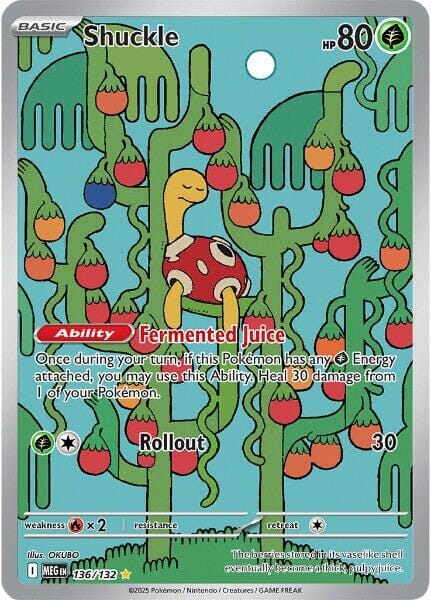 Shuckle (136/132) [Mega Evolution: Base Set] Pokemon Single Pokémon  | Multizone: Comics And Games