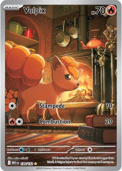 Vulpix (138/132) [Mega Evolution: Base Set] Pokemon Single Pokémon  | Multizone: Comics And Games