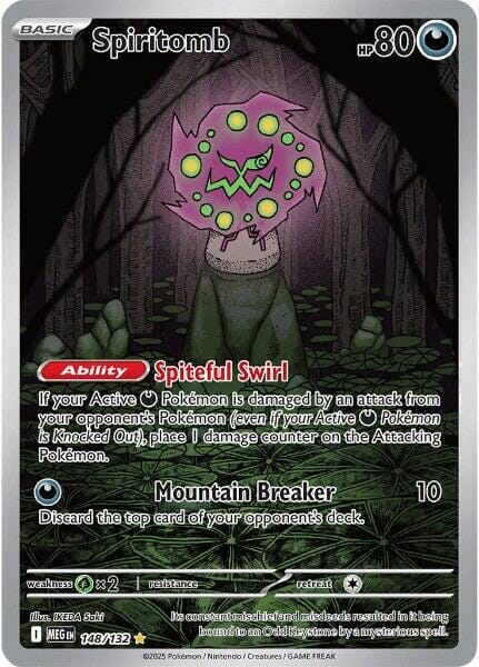 Spiritomb (148/132) [Mega Evolution: Base Set] Pokemon Single Pokémon  | Multizone: Comics And Games