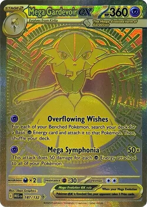 Mega Gardevoir ex (187/132) [Mega Evolution: Base Set] Pokemon Single Pokémon  | Multizone: Comics And Games