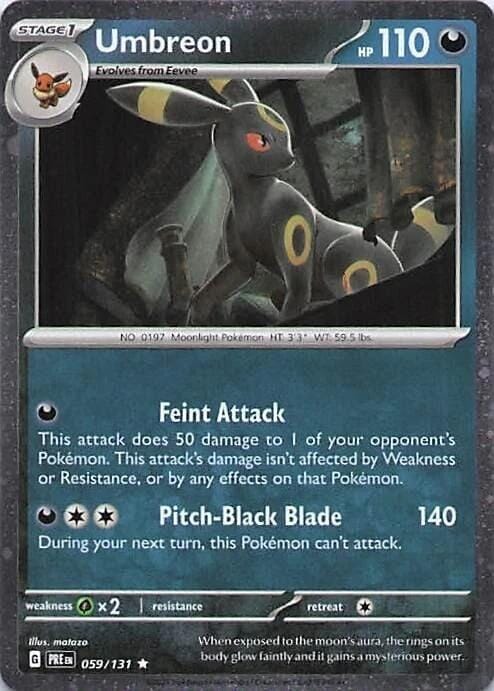 Umbreon (059/131) (Cosmos Holo) [Miscellaneous Cards] Pokemon Single Pokémon  | Multizone: Comics And Games