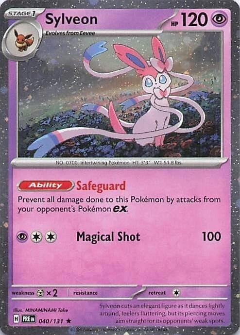 Sylveon (040/131) (Cosmos Holo) [Miscellaneous Cards] Pokemon Single Pokémon  | Multizone: Comics And Games