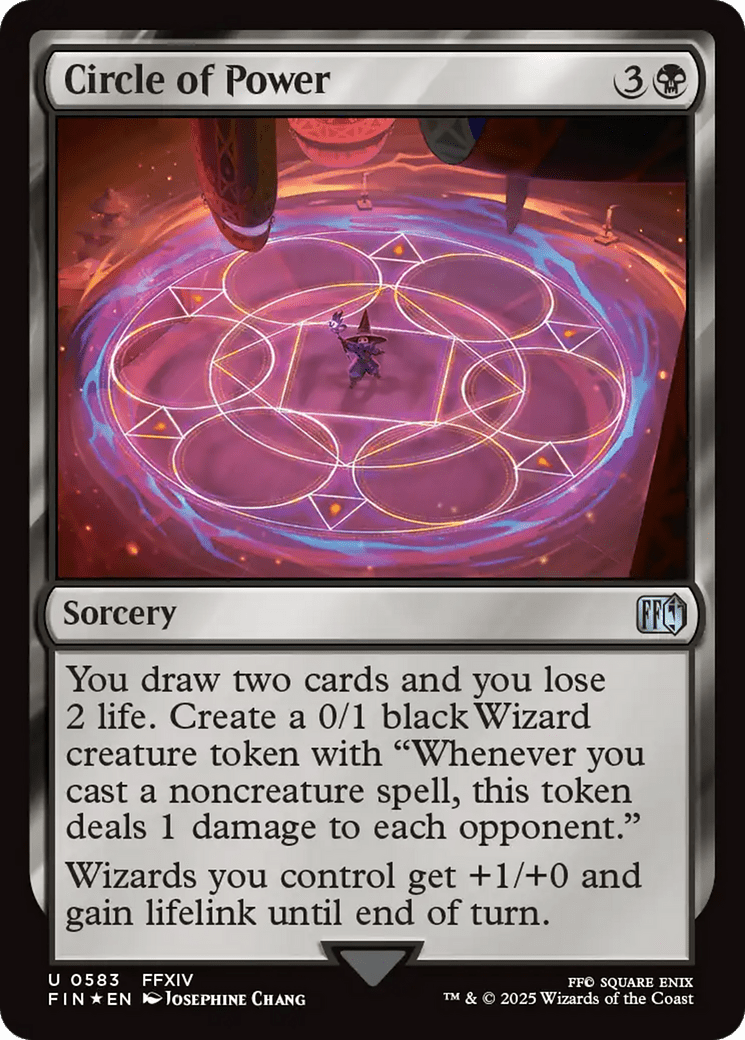 Circle of Power (Surge Foil) [FINAL FANTASY] MTG Single Magic: The Gathering  | Multizone: Comics And Games