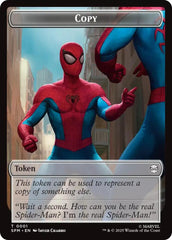 Copy // Human Citizen Double-Sided Token [Marvel's Spider-Man Tokens] MTG Single Magic: The Gathering  | Multizone: Comics And Games