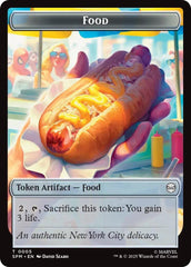 Food // Robot Double-Sided Token [Marvel's Spider-Man Tokens] MTG Single Magic: The Gathering  | Multizone: Comics And Games