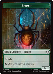 Spider // Food Double-Sided Token [Marvel's Spider-Man Tokens] MTG Single Magic: The Gathering  | Multizone: Comics And Games