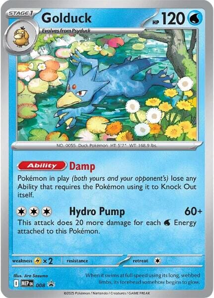Golduck (008) [Mega Evolution Promo] Pokemon Single Pokémon  | Multizone: Comics And Games