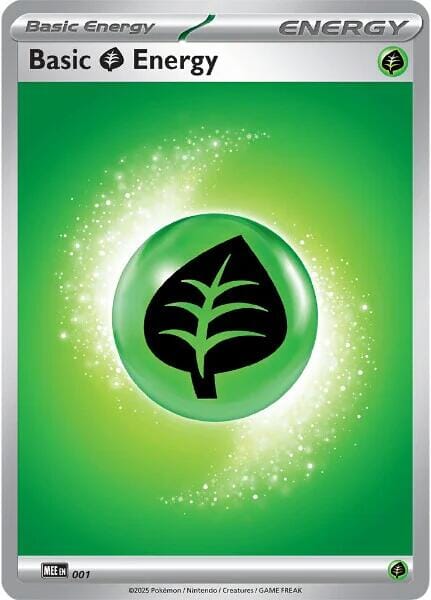 Basic Grass Energy - 001 [Mega Evolution Energies] Pokemon Single Pokémon  | Multizone: Comics And Games