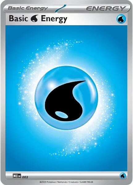 Basic Water Energy - 003 [Mega Evolution Energies] Pokemon Single Pokémon  | Multizone: Comics And Games