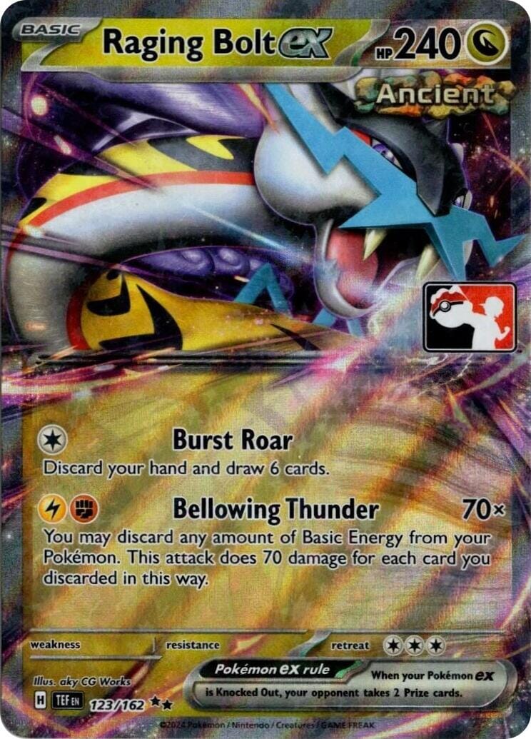 Raging Bolt ex (123/162) (Prize Pack Series 5) [Prize Pack Series Five] Pokemon Single Pokémon  | Multizone: Comics And Games