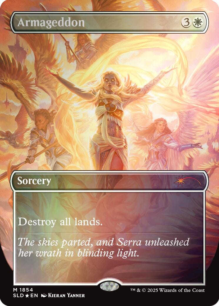 Armageddon (Rainbow Foil) [Secret Lair Drop Series] MTG Single Magic: The Gathering  | Multizone: Comics And Games