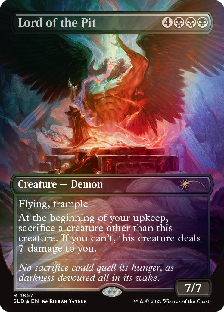 Lord of the Pit (Rainbow Foil) [Secret Lair Drop Series] MTG Single Magic: The Gathering  | Multizone: Comics And Games