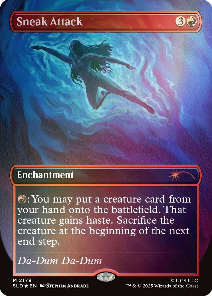 Sneak Attack (Rainbow Foil) [Secret Lair Drop Series] MTG Single Magic: The Gathering  | Multizone: Comics And Games