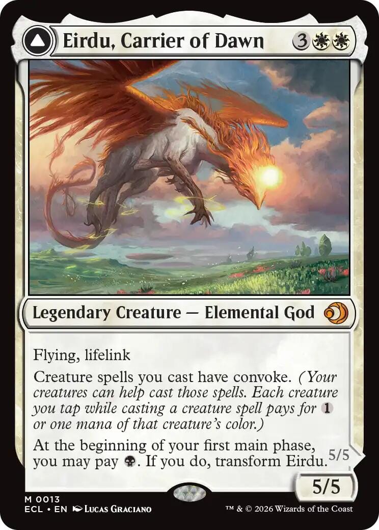 Eirdu, Carrier of Dawn [Lorwyn Eclipsed] MTG Single Magic: The Gathering  | Multizone: Comics And Games