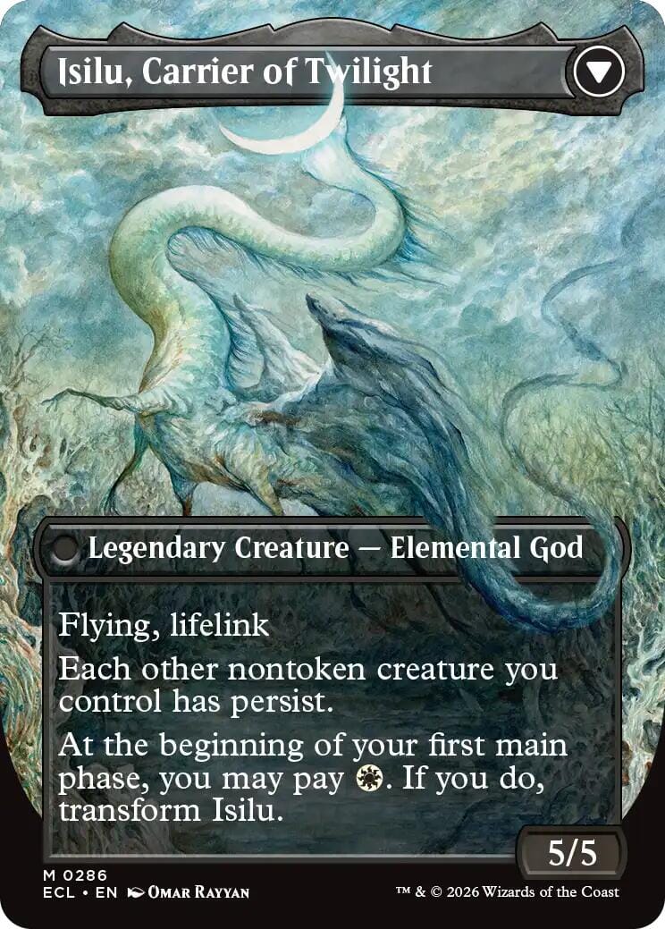 Eirdu, Carrier of Dawn (Borderless) [Lorwyn Eclipsed] MTG Single Magic: The Gathering  | Multizone: Comics And Games