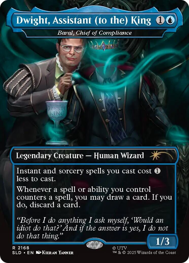Dwight, Assistant (to the) King - Baral, Chief of Compliance [Secret Lair Drop Series] MTG Single Magic: The Gathering  | Multizone: Comics And Games