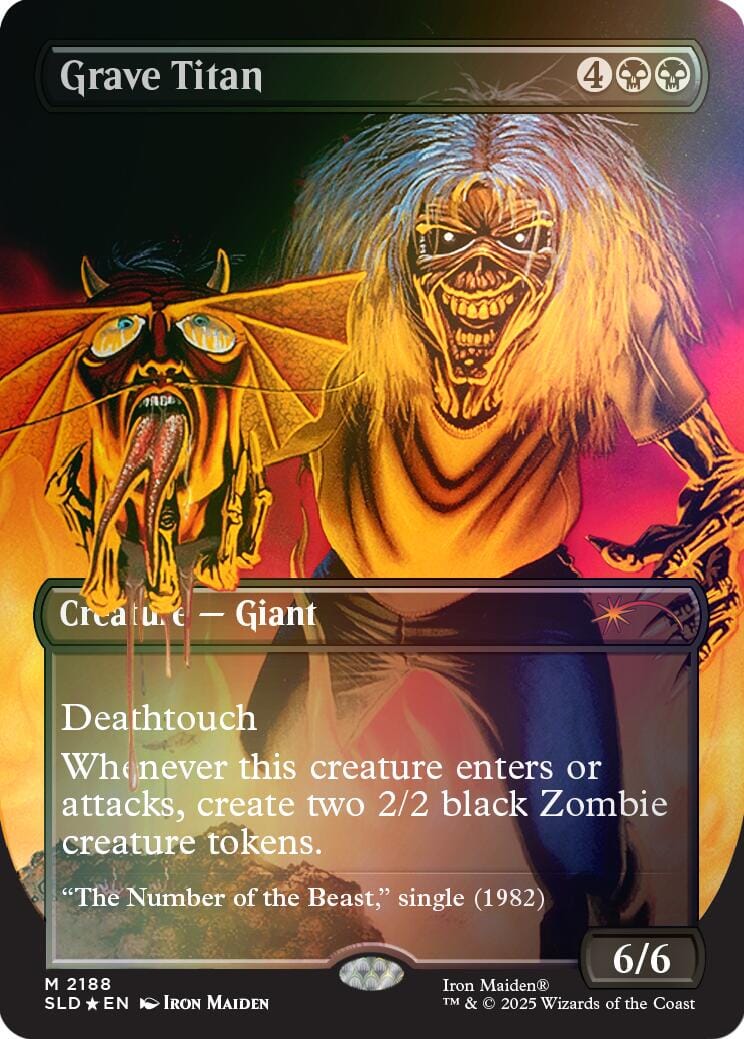 Grave Titan (2188) (Rainbow Foil) [Secret Lair Drop Series] MTG Single Magic: The Gathering  | Multizone: Comics And Games