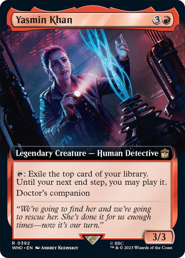 Yasmin Khan (Extended Art) [Doctor Who] MTG Single Magic: The Gathering  | Multizone: Comics And Games