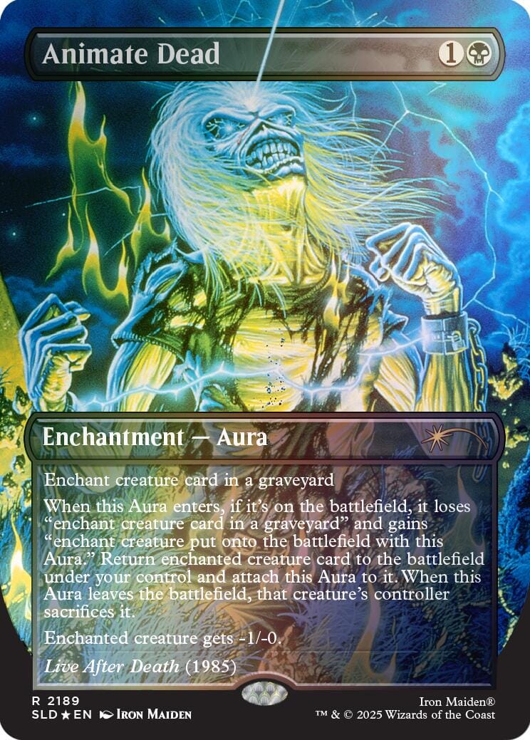 Animate Dead (Rainbow Foil) [Secret Lair Drop Series] MTG Single Magic: The Gathering  | Multizone: Comics And Games