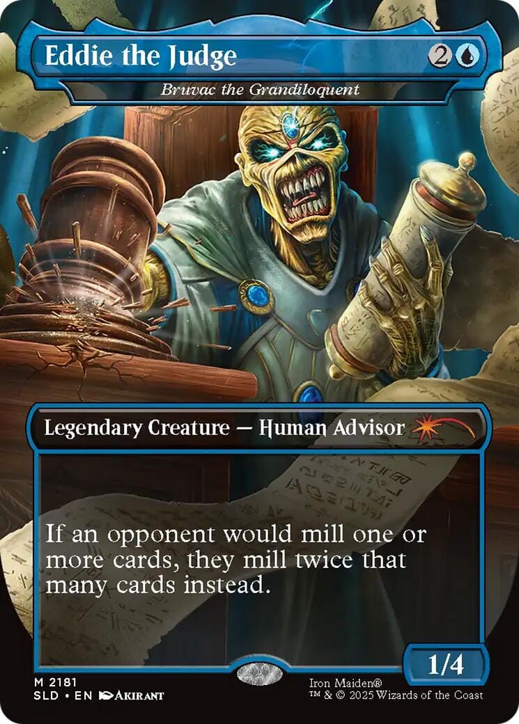 Eddie the Judge - Bruvac the Grandiloquent [Secret Lair Drop Series] MTG Single Magic: The Gathering  | Multizone: Comics And Games