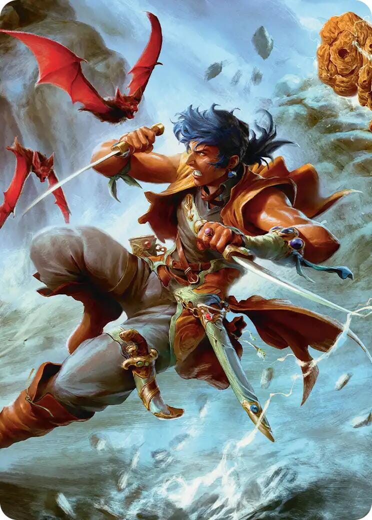 The Destined Thief Scene Art Card [FINAL FANTASY Art Series] MTG Single Magic: The Gathering  | Multizone: Comics And Games
