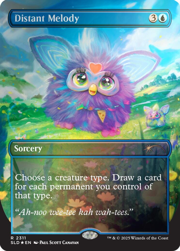 Distant Melody (2311) (Rainbow Foil) [Secret Lair Drop Series] MTG Single Magic: The Gathering  | Multizone: Comics And Games