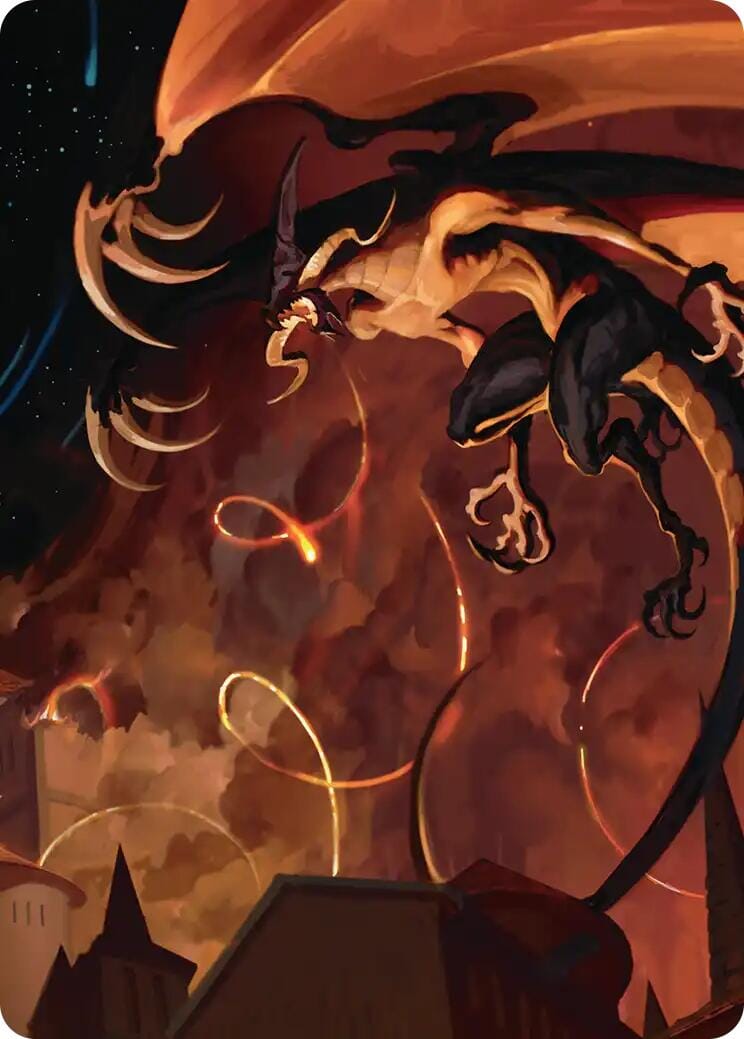 Mega Flare Scene Art Card [FINAL FANTASY Art Series] MTG Single Magic: The Gathering  | Multizone: Comics And Games