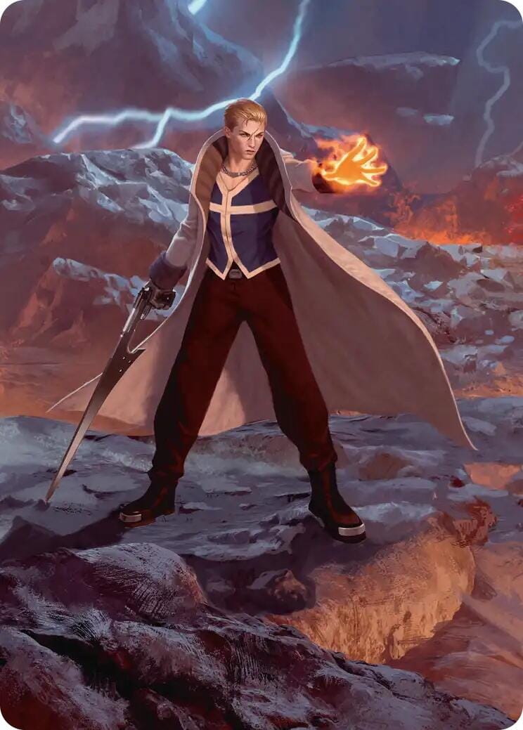 Seifer, Balamb Rival Scene Art Card [FINAL FANTASY Art Series] MTG Single Magic: The Gathering  | Multizone: Comics And Games
