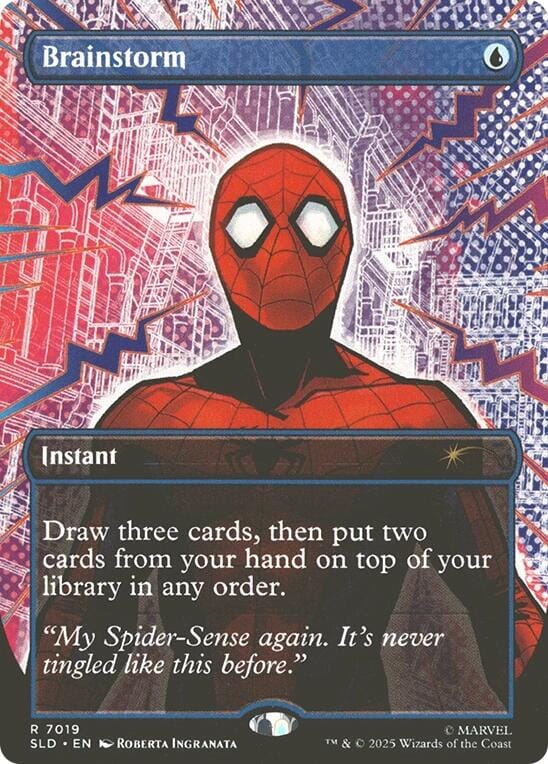 Brainstorm (7019) [Secret Lair Drop Series] MTG Single Magic: The Gathering  | Multizone: Comics And Games
