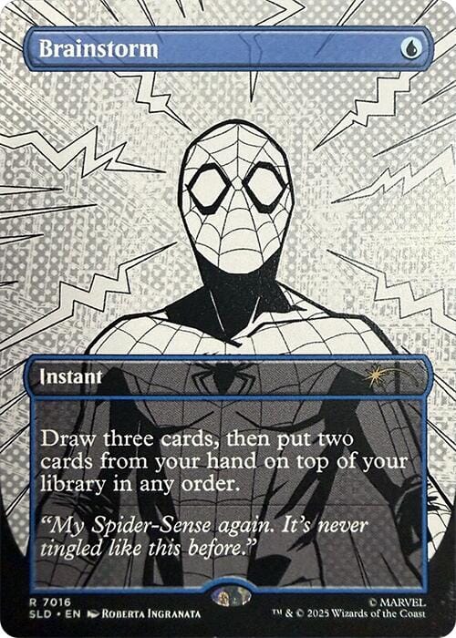 Brainstorm (7016) [Secret Lair Drop Series] MTG Single Magic: The Gathering  | Multizone: Comics And Games