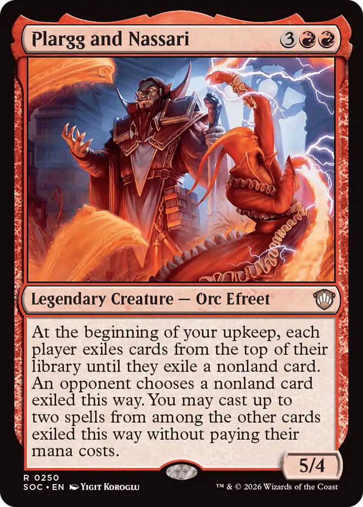 Plargg and Nassari [Secrets of Strixhaven Commander] MTG Single Magic: The Gathering  | Multizone: Comics And Games